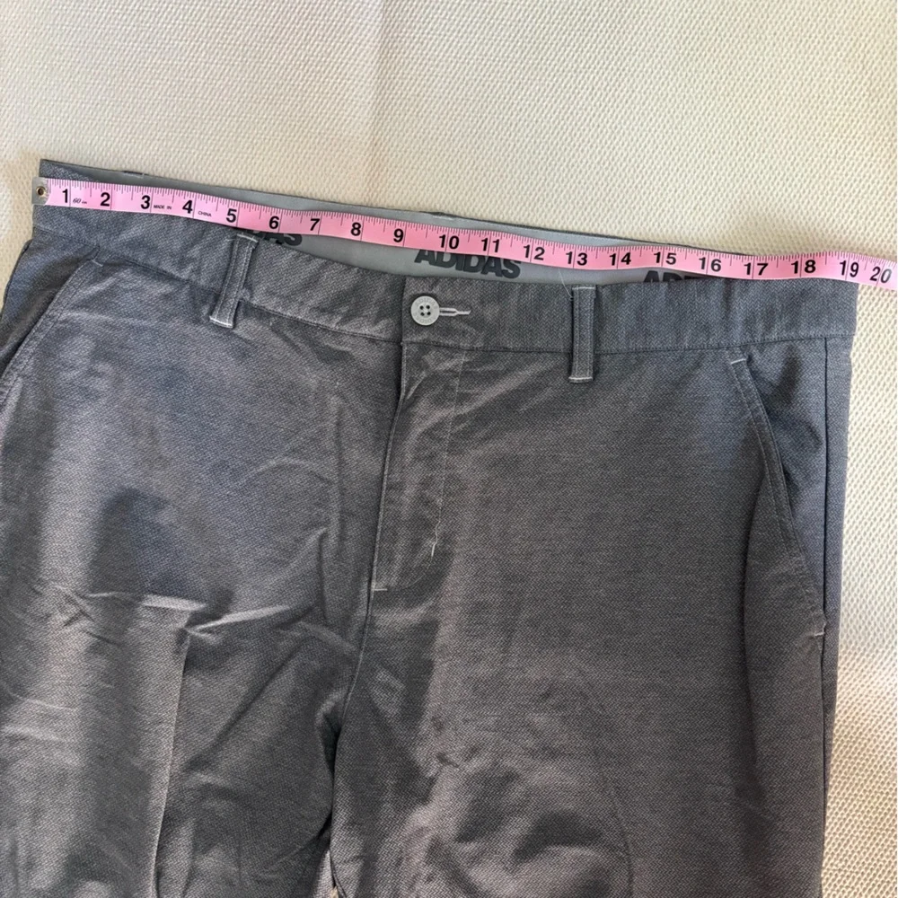 Adidas Performance Activewear Trouser Gray Size 38 Lightweight Casual Golf Pants